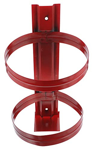 Housoutil Shelf Bracket Shelf Bracket Fire Extinguisher Mount Bracket: Universal Fire Extinguisher Wall Hook for 2kg Fire Extinguishers Red Fire Extinguishers Hanger Holder Car Mount Car Mount