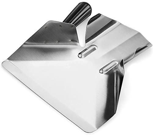 SEABABOO Pommes Frites Schaufel Pommesschaufel verdicken Edelstahl Pommes Frites Bagger Scoop Schaufel-Multifunktionale Heimkino-Schaufel mit einem Griff, Pommes Frites, Snacks, Süßigkeiten