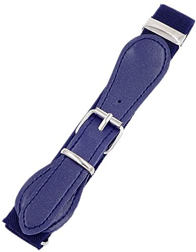 Wambere Gürtel für Jungen Mädchen Verstellbar,Komfort elastisch und verstellbar,Kinder Elastik-Gürtel Schließe geeignet für alle Jungen und Mädchen,Lässiger All-Match-Gürtel,Navy Blau