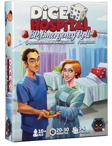 Dice Hospital Emergency Roll by Alley Cat Games, Strategie-Brettspiel