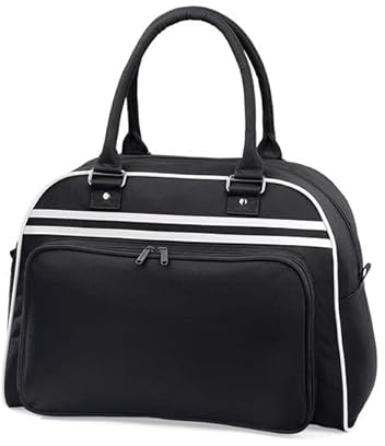 COOZO Rétro Bowling Sac - Noir/Blanc - Taille Unique