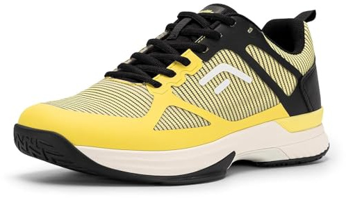 FitVille Herren Tennisschuhe Extra Weit Sportschuhe rutschfeste Hallenschuhe Atmungsaktive Badminton Schuhe Bequeme Sneaker