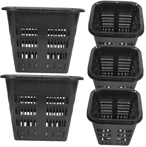 Toddmomy 8 Pièces Panier de légumes hydroponique Panier de Plantes Aquatiques Tasses en Filet Pot de Fleur Plastique hydroponie conteneurs de Jardin Pot de Plante Aquatique Réutilisable