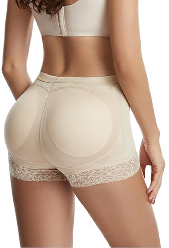 SOLO ActFit Vadderade Underbyxor Dam Butt Lifter Body Shaper Push Up Invisible Shapewear Byxor med Löstagbara Kuddar