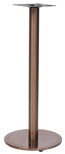 vidaXL Bistrotisch Gestell Tischgestell Untergestell Tischfuß Bistro Gastro Tisch Tischbein Tischfuss Möbelfuß Golden Ø45x107cm Edelstahl