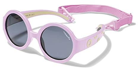 Mausito Sonnenbrille Kinder 2-5 Jahre Mädchen flexibler Rahmen & verstellbares Band | Vergleichssieger Kindersonnenbrille 100% UV-Schutz & Schadstofffrei | Europäisches Design, sicherer Halt