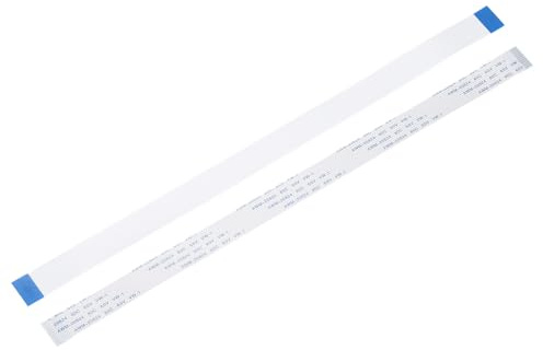 sourcing map FPC FFC Flexible Flat Cable,250mm 1mm Pitch 12 Pins 10pcs | Flat Flexible Cable Ribbon,A Type,for LCD 3D Printer Camera DVD TV Laptop Audio Player