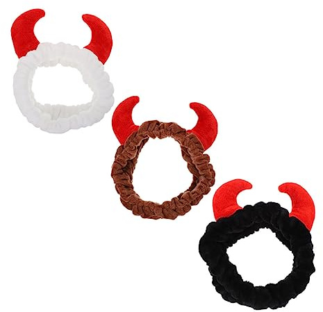 EPIGEIST 3pièces Bandes de Maquillage Réutilisables pour Femme Coiffes Cosmétiques Bandeaux pour Soins du Visage et Lavage