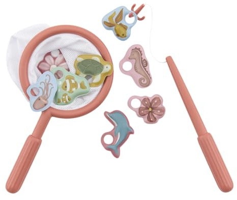 Little Dutch Angelspiel Badespielzeug für Baby Kleinkind - rosa