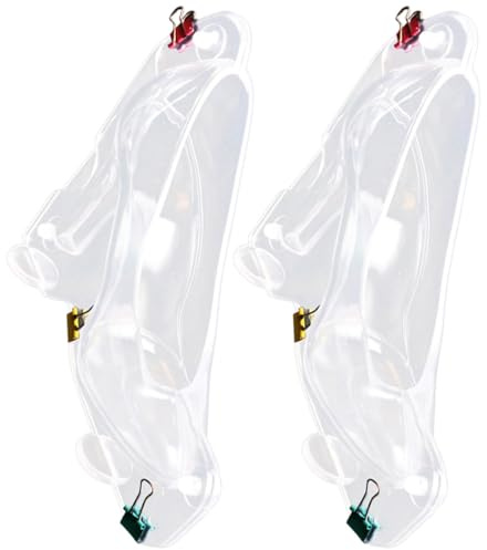 SUPVOX Stampo per Cioccolato in Plastica Trasparente Riutilizzabile, Set 2 Pezzi Design Multi-griglia, Strumento Pratico fare Caramelle e Dolci Fatti in Casa, per Pasticceria e Regali
