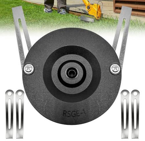 Mineup Set Di Lama Decespugliatore, Lame in Metallo Con Protezione Sottoscocca, Lame Tosaerba Sostituzione Per Einhell, Disco Da Taglio + 4 Taglierino, Compatibile Con GE-CT 18 LI