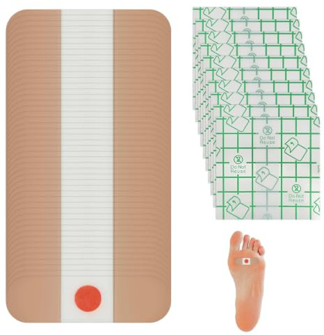 48Pcs Hühneraugenpflaster Pflaster,Relief Corn Pain,für Füße Hände | Warzenpflaster,Foot Corn Patch,Foot Care,Dornwarzen Pflaster zur Behandlung Hartnäckiger Hühneraugen Entferner und Hornhaut