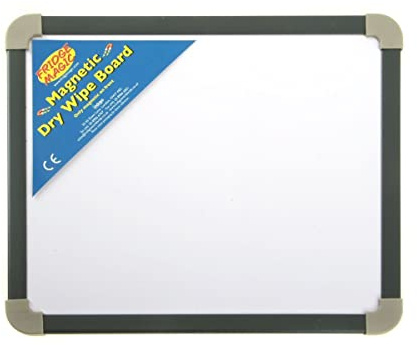 A4 Magnetic Whiteboard with Durable Frame - Versatile Mini Board for Office, Home, and Education - 30 x 25cm