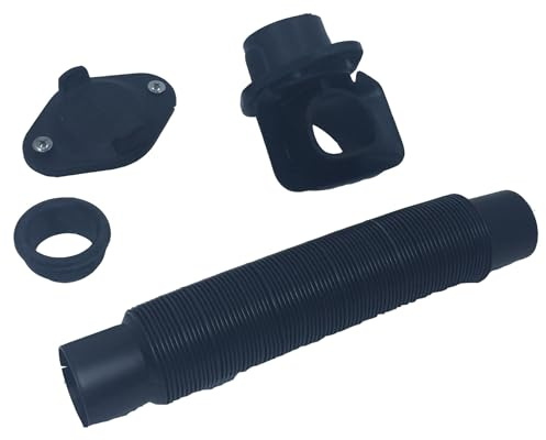 Rain Barrel Downspout Diverter Kit for 2x3 and 3x4 Downspouts (2x3 Downspout, Without Hole Saw)