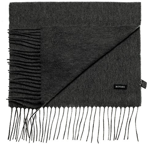 Bovari Kaschmir Schal Damen – 100% Kaschmir/Cashmere – Premium Qualität – klassisch/elegant/zeitlos - 180 x 31 cm - viele Farben