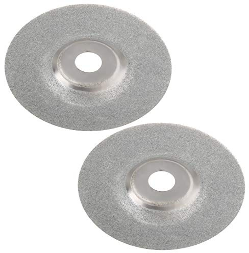 2PCS Disco Abrasivo Diamantato da 4 Pollici Disco Abrasivo Piatto per Levigatura a Disco