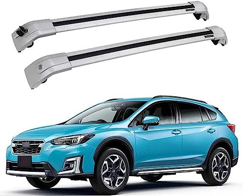 Auto Aluminium Dachträger für Subaru XV E-Boxer SUV 2019+ Auto Dachträger Fahrradträger Dachträger Lastenträger 2-teiliger Kreuzschienen-Dachträge