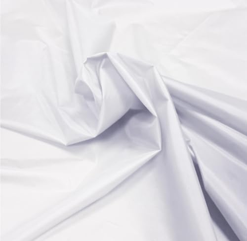 A-Express Weiß 1x Metre Polyester Stoff Wasserdicht Planen-Stoff Draussen Material Zelt Flagge Meterware