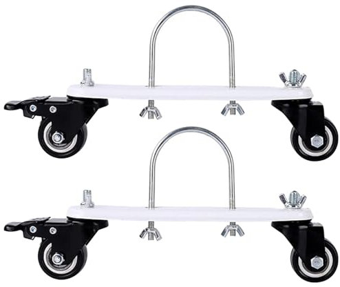 Rueda Giratoria Para Radiador Llena De Aceite 2 PCS Ruedas Giratorias De 360 ° Para Trabajo Pesado Para Calentador Eléctrico, Gancho En Forma De U Ruedas De Acero Al Carbono