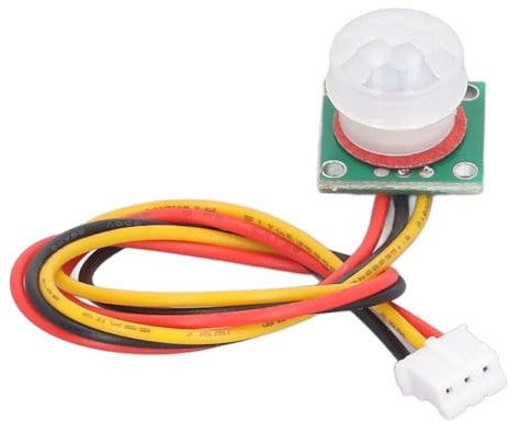 Sensore PIR a infrarossi corporei, DC 3.3‑5V IR Moduli rilevatori di sensori di movimento PIR a infrarossi piroelettrici Mini modulo sensore umano PIR piroelettrico con cavo