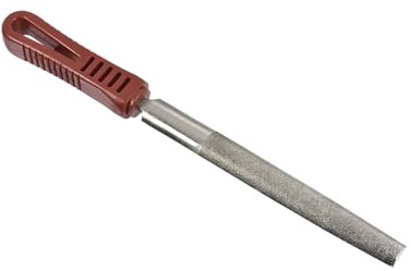 CoCud Diamantfil, fillängd 6 tum, total längd 10 tum, halvrund diamantfil - (applikationer: för slipmodeller)