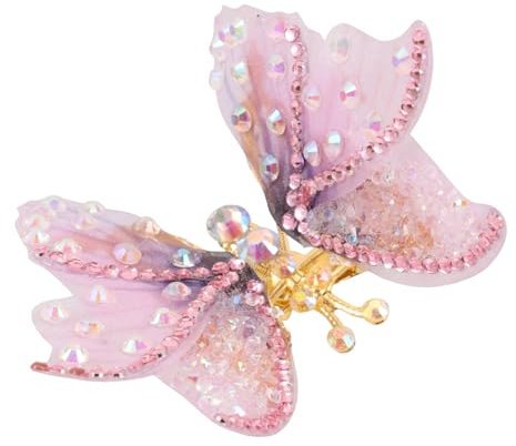 WRITWAA Schmetterlings-haarspange Für Damen Haarspangen Für Dickes Haar Haarschmuck Für Frauen Haarspangen Für Make-up Schmetterlings-haarnadel