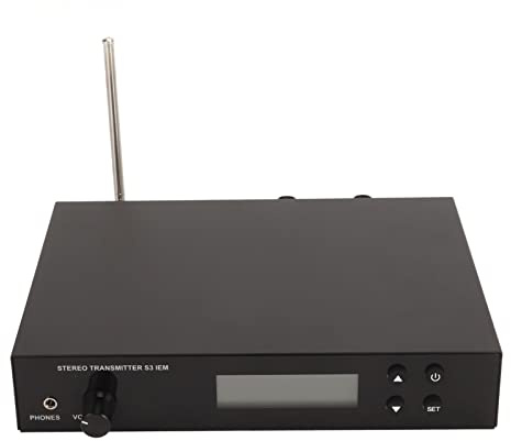 Generic di Monitoraggio del di Monitoraggio delle Cuffie Wireless di HiFi Clear Mix 3 Modalità da 566 a 608 MHz per lo Studio (Spina europea)