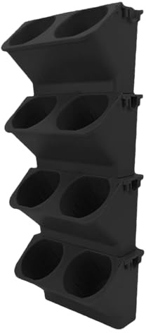 Emdvsco Vaso Verticale per Giardino | Fioriera da Esterno 4 Pezzi | Fioriera Verticale Multistrato Decorazione per Casa per Soggiorno, Corridoio, Cortile, Patio, Giardino, Ingresso, Posto di Lavoro
