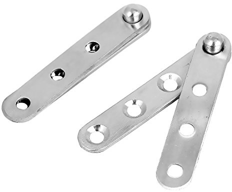 Aexit 59mm Length Clothes Hangers Door Cabinet Window Fitting Part Stainless Steel Hinge Children's Clothes Hangers 2 Pcs