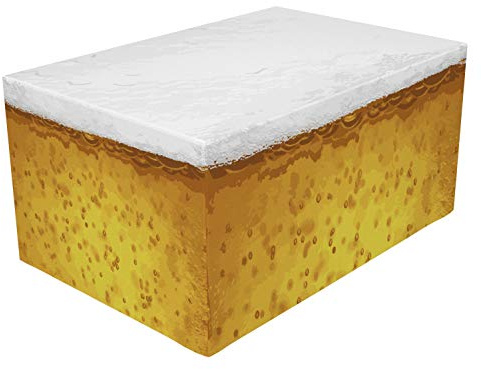 Vinyl Palettenhusse Bier - für 4 Paletten - 120 x 80 x 58 cm - dekorative Abdeckung - Einsatz Indoor & Outdoor
