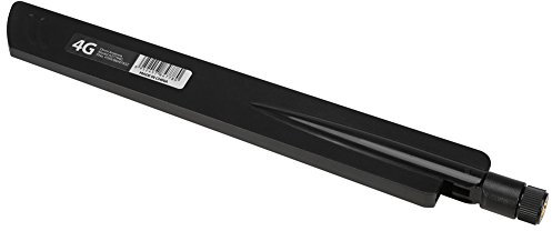 4G LTE Antenna, Universal Wide Band 25 dbi Omni-Directional Paddle Antenna High Gain Modem Antenna with SMA Connector for CPE Router Verizon Access Point and Other Network Device (Black)