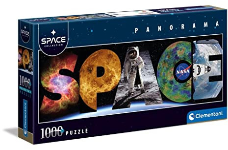 Clementoni - 39638 - Space Collection Panorama - Puzzle 1000 Teile - Made in Italy, Legespiel Puzzle, Geschicklichkeitsspiel für die ganze Familie, Erwachsenenpuzzle ab 10 Jahren, Puzzle Erwachsene
