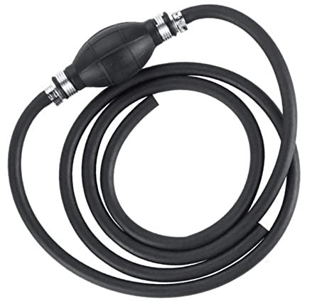 Kingsea Siphon Pumpe Hand Kraftstoffpumpe, tragbare manuelle Auto Kraftstoff Benzin Transfer Pumpe, mit 2M dauerhaften Siphon Schlauch für Gas Benzin Benzin Diesel Öl Flüssigwasser Fischtank