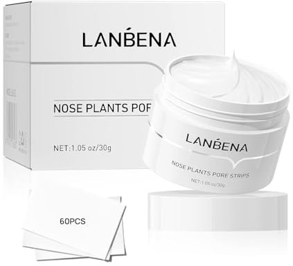 LANBENA Rimozione testa nera - Peel Off maschera per naso e viso, kit di rimozione testa nera con LANBENA - 1.05oz