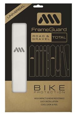 All Mountain Style Protector Cuadro Bicicleta Carretera y Gravel Total | Material PVC Adhesivo de Alta Resistencia | Evita Las Ralladuras y Marcas por Golpes en el Cuadro de tu Bici