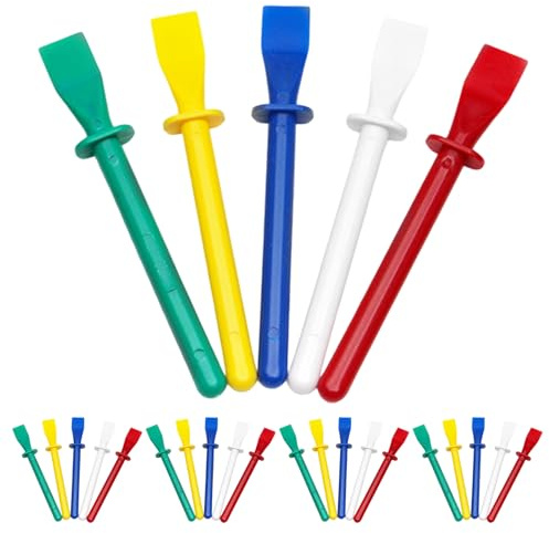 30 Pcs Glue Spreader Glue Applicator 11cm Bright Coloured Plastic PP Glue Spreader Spatula Sticks Art and Craft for Kids Glue Spreaders for PP Glue Glue Spreaders Kids Glue Spatula Kids Kid Craft