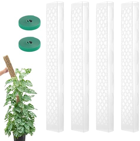 Generico in Muschio per Sostegno Monstera | Sovrapponibile e Trasparente | Supporto per Piante Monstera in Muschio - per Appassionati Principianti Giardinaggio Casa Appartamento Soggiorno Scrivania