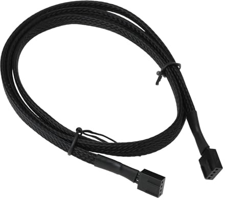 SG Store PC-Lüfter-Verlängerungskabel 4-Pin PWM Stecker auf Stecker 90 cm für Wasserkühlung Und Gehäuselüfter