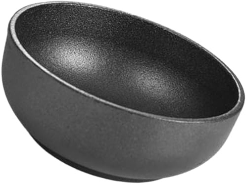 Artibetter Bol en Fonte Solide 16 Cm pour Bibimbap Coréen, Bol à Riz Multifonction Résistant Cuisine Coréenne, Compatible Induction, Repas et Service, Accessoire Alimentaire Pratique