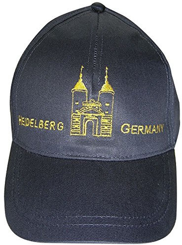 Fan-O-Menal Cap - Schirmmütze Bestickt - Heidelberg Dom Germany - 68860 schwarz - Baumwollcap Cappy Baseballcap Hut