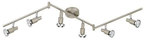 Briloner Leuchten 2991-062B Plafonnier LED Métal 3 W GU10 Matt Nickel