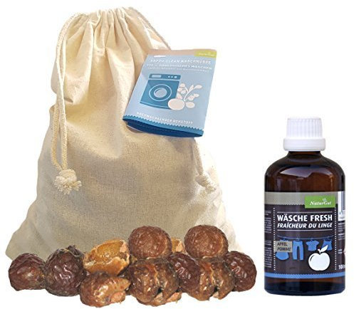 Starterpaket Waschnuss: Waschnüsse 1kg+ Wäsche Fresh Apfel