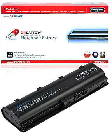 DR. BATTERY 593553-001 MU06 593554-001 636631-001 Laptop Battery Compatible with HP G62 Series, Pavilion DV7 Series, 2000 Series, Pavilion dv6-3150us, g6-1000 Presario CQ56 (Standard Capacity)