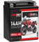 LANGZEIT YB14L-A2 GEL Motorradbatterie 12V 14Ah 255A/EN GEL Batterie 12V 51411 12N14-3A YB14L-B2 FB14L-A2 doppelte Lebensdauer vorgeladen auslaufsicher wartungsfrei