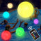 Pelota de Playa Inflable Impermeable con Luz Led,Bola Brillante con Mando a Distancia, Juguete de Piscina, Juego de Fiesta en La Playa