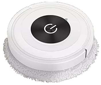 DieffematicJQX Robot Vacuum Cleaner Smart Home Wet Dry Sweeping Robot Automatic Mopping Machine Electric Mop Sweeper Rechargeable Dry Wet Floor Mopping Cleaner (Color : White)
