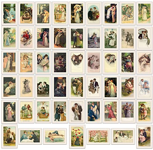 Pusteblume Grusskarten 52 Postkarten Hochzeit Kreatives Hochzeitsgeschenk 52 Wochen lang, jede Woche eine Vintage Liebe Postkarte (Vintage)