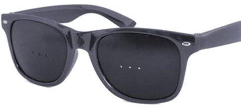 SDFGBNJK Pinhole Glasses,rasterbrille lochbrille, lochbrille für augentraining original, für Augentraining zur Entspannung,2