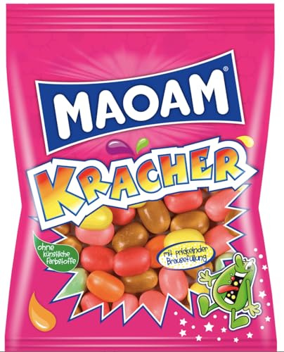 Krache - Bonbons Fruités Durcis à la Texture Croquante - Paquet de 200g - Compatible avec Kracher Maoam - 200g