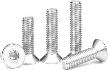 M2-M10 Edelstahl-Innensechskant-Senkkopfschraube mit Innensechskant und Inbusschrauben, 10 Stück, M4x80mm